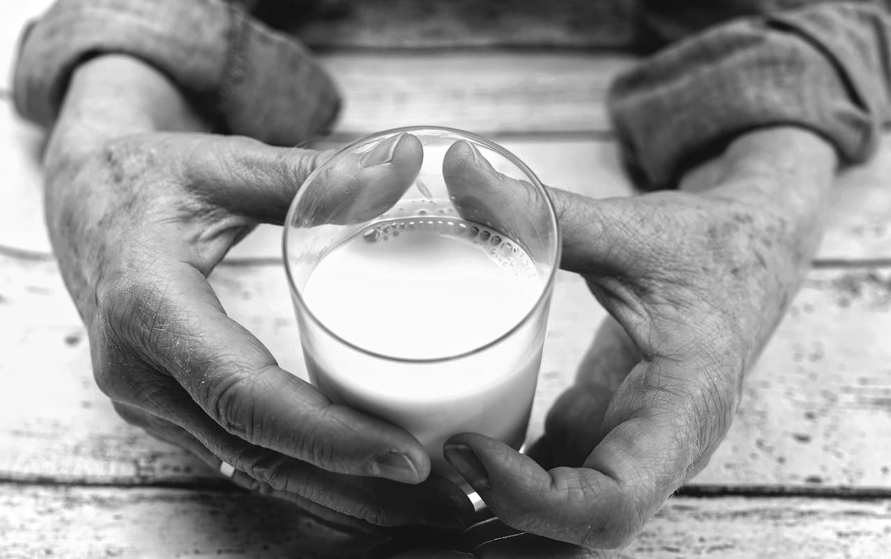 drink, milk, healthy, glass, calcium, monochrome, refreshment, milk, milk, milk, milk, milk