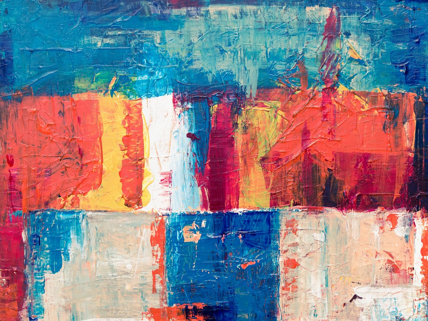 multicolored abstract painting
