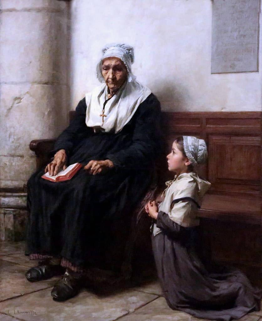"IMG_1649 Leon Lhermitte. 1844-1923. Paris. L'Aieule. The Grandmother. Gent. Musée des Beaux Arts." by jean louis mazieres is licensed under CC BY-NC-SA 2.0